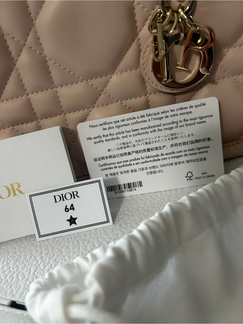NWT Mini Dior Book Tote - Picture 4 of 13